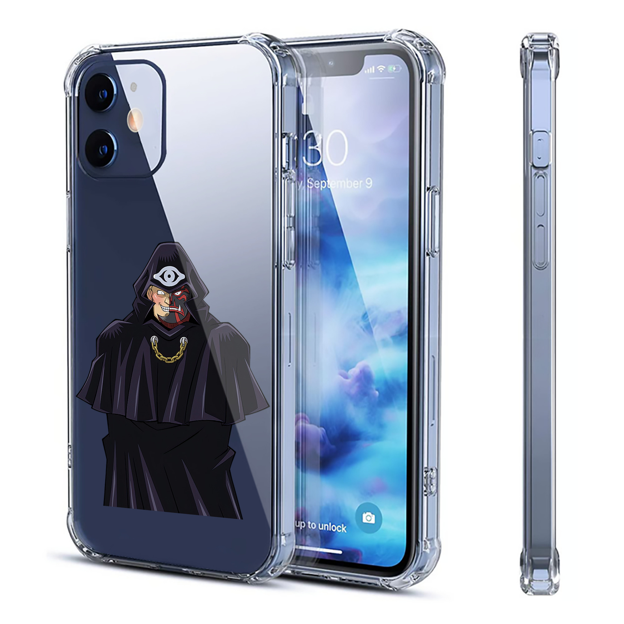 （画像用） 遊☆戯☆王 Yu-Gi-Oh! 【iPhone 12シリーズ対応】透明スマホケース（クリアソフトケース）